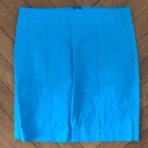 Beautiful, bright blue Ann Taylor Madison skirt!